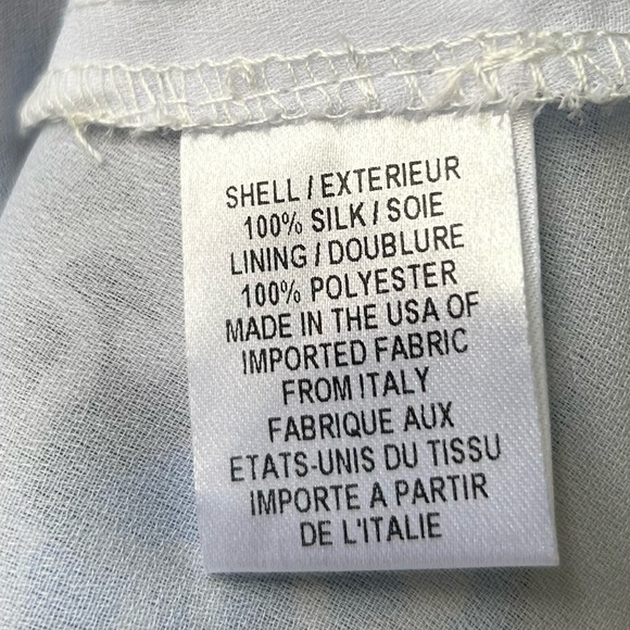 Milly silk halter dress blue floral backless excellent Size 8 - Picture 7 of 8